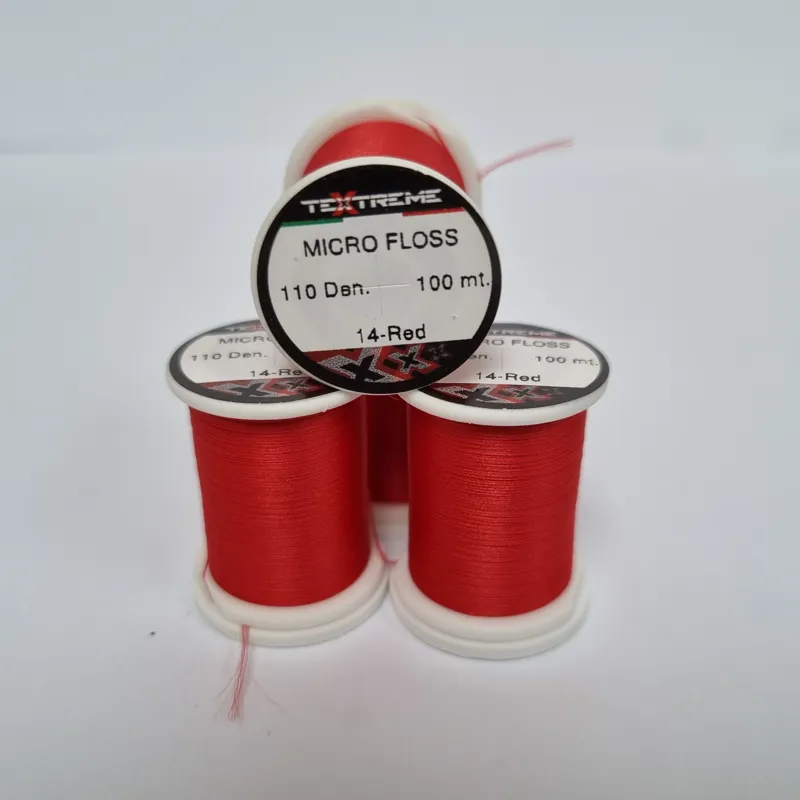 TEXTREME Micro Floss 110 Den in 14-Red-2